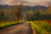 Spring Sunrise, Cades Cove, Great Smoky Mountains National Park